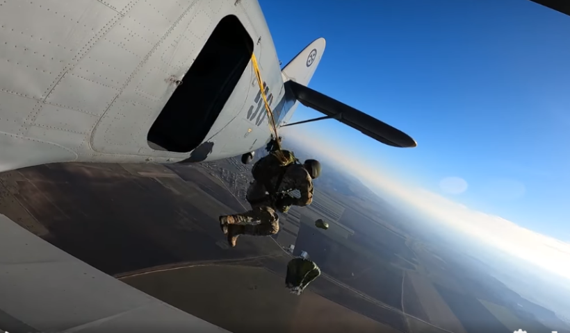 skydiving